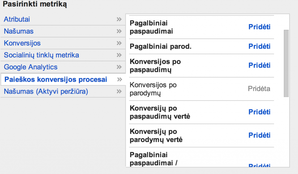 Golcas.lt - konversijos po parodymu