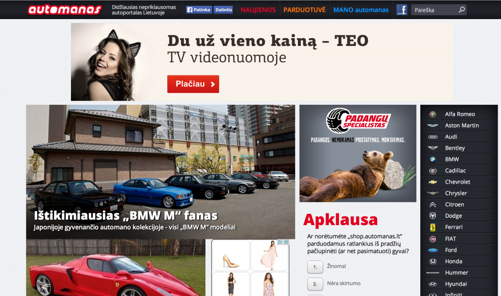 automanas.lt startinis