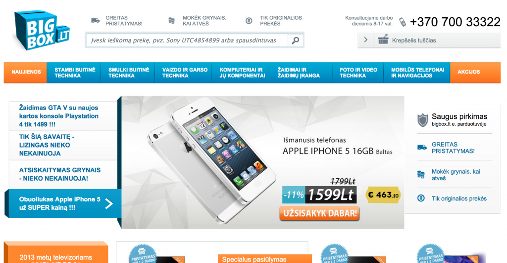 bigbox.lt startinis