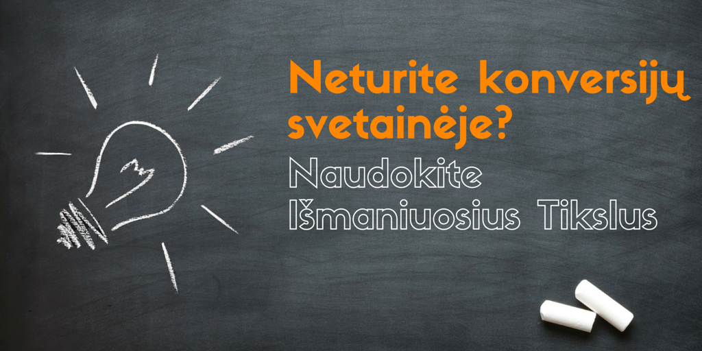 Neturite konversijų svetainėje-